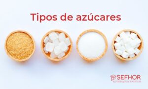 Clasificación de los tipos de azúcar
